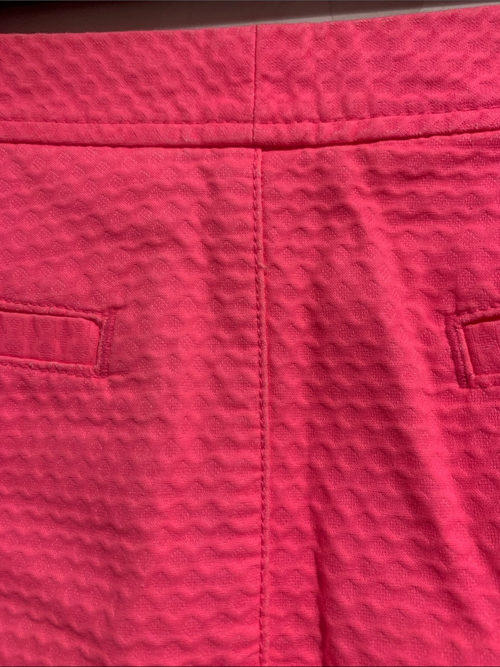 Lilly Pulitzer Bright Pink Scalloped Hem Skirt - Picture 8 of 16